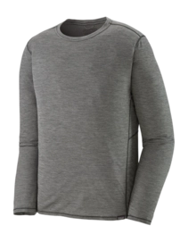 T Shirt Patagonia Men L/S Cap Cool Lightweight Shirt Forge Grey / Feather Grey X/Dye