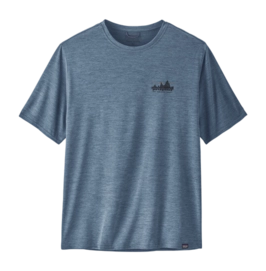 T-Shirt Patagonia Homme Cap Cool Daily Graphic Shirt 73 Skyline: Utility Blue X/Dye