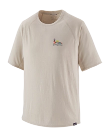 T-Shirt Patagonia Cap Cool Trail Graphic Shirt Herren Lose It: Pumice