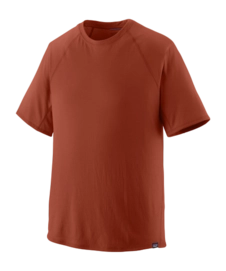 T Shirt Patagonia Men Cap Cool Trail Shirt Mangrove Red