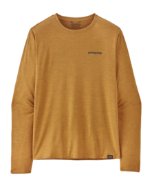T-Shirt Patagonia Homme L/S Cap Cool Daily Graphic Shirt-Waters Boardshort Logo:Pufferfish Gold X/D