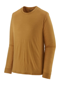 T Shirt Patagonia Men's L/S Cap Cool Merino Shirt Pufferfish Gold