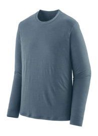 T-Shirt Patagonia Men's L/S Cap Cool Merino Shirt Utility Blue