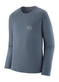 T Shirt Patagonia Homme L/S Cap Cool Trail Graphic Shirt Unity Fitz: Utility Blue