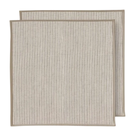 Napkin vtwonen Offwhite-Black Stripe