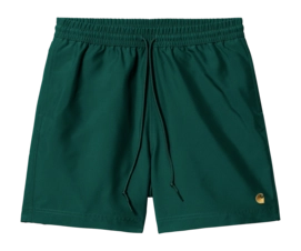 Swim Trunk Carhartt WIP Unisex Chase Chervil / Gold