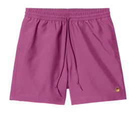 Swim Trunk Carhartt WIP Unisex Chase Magenta / Gold