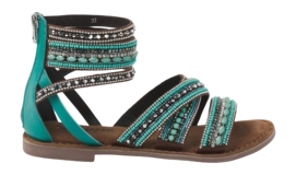 Sandalen Lazamani 75.393 Damen Aqua