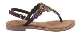 Sandalen Lazamani 75.314 Damen Brown Multi