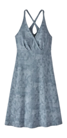 Robe Patagonia Women Amber Dawn Dress Channeling Spring Light Plume Grey