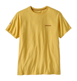 T-shirt Patagonia Unisexe Fitz Roy Icon Responsibili Tee Milled Yellow