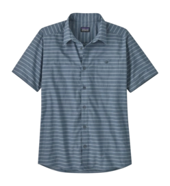 Shirt Patagonia Men Go To Shirt Boardwalk Stripe Utility Blue