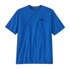T-shirt Patagonia Homme P6 Logo Responsibili Tee P/6 Outline Vessel Blue