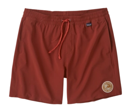 Shorts Patagonia Men Hydropeak Volley Shorts Swimming Trunks Mangrove Red