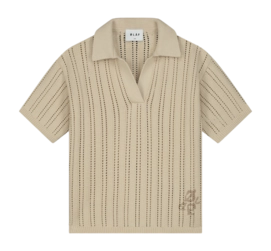 Polo Olaf Hussein Femme Knit Lightweight Cement