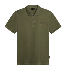 Polo Napapijri Homme Elbas Jersey Green Lichen