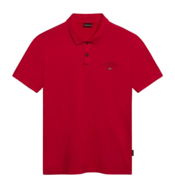 Polo Napapijri Homme Elbas Jersey Red Barberry