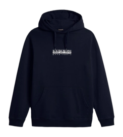 Pull Napapijri Men Box Hoodie Blu Marine