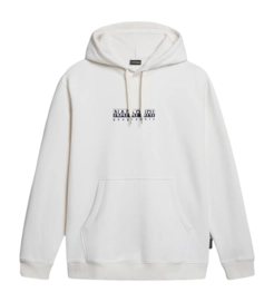 Sweat à Capuche Napapijri Men Box Hoodie White Whisper
