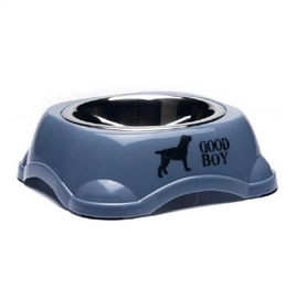 Voer- Of Drinkbak Beeztees Good Boy Melamine Blauw Vierkant