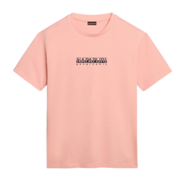 T-Shirt Napapijri Homme S-Box 4 Pink Salmon