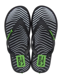 Slipper Rider Kids R1 Style Black/Green 2024