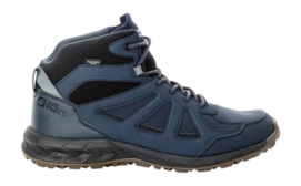 Walking Boots Jack Wolfskin Men Woodland 2 Texapore Mid Night Blue