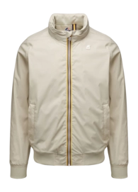 Jacke K-Way Amaury Stretch Nylon Jersey Herren Beige Lt