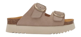 Tongs Scholl Women Lucie Dark Beige