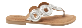 Slipper Lazamani 33.542 Damen Silver