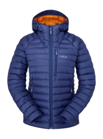 Jacket Rab Women Microlight Alpine Patriot Blue Marmalade