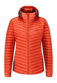Jas Rab Women Cirrus Flex 2.0 Hoody Red Grapefruit