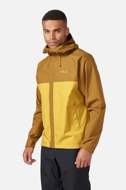 Jacke Rab Downpour Eco Herren Footprint Sahara
