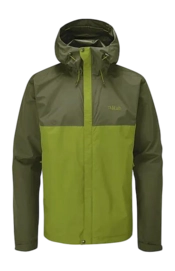 Jacket Rab Men Downpour Eco Army Aspen Green