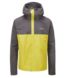 Jacke Rab Downpour Eco Herren Graphene Zest