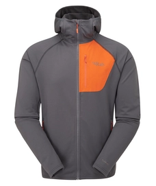 Sweatjacke Rab Superflux Herren Graphene Firecracker