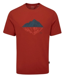 T-Shirt Rab Homme Crimp Reflection Tuscan Red