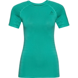 Maillot de Corps Odlo Women BL Top Crew Neck S/S Performance Light Pool Green