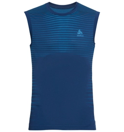 Ondershirt Odlo Men Crew Neck Singlet Performance Light Estate Blue Blue Aster