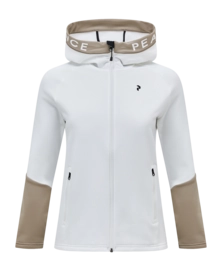 Veste Peak Performance Femme Rider Mid Zip Hood Offwhite Avid Beige