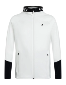 Veste Peak Performance Men Rider Mid Zip Hood Offwhite Black