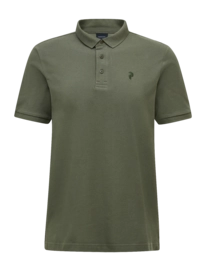 Polo Shirt Peak Performance Men Classic Cotton Pine Needle '24