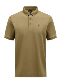 Polo Shirt Peak Performance Men Classic Cotton Snap Green