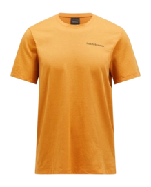 T-Shirt Peak Performance Men Explore Logo Tee Desert Blow