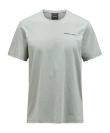 T-Shirt Peak Performance Men Explore Logo Tee Limit Green