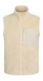 Bodywarmer Peak Performance Men Ground Pile Vest Sand Fog