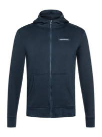 Veste Peak Performance Homme Logo Zip Hood Sweatshirt Blue Shadow