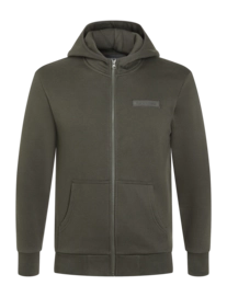 Sweatjacke Peak Performance Logo Zip Hood Sweatshirt Herren Olive Extreme