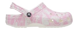 Sandaal Crocs Unisex Classic Duke Print Clog Pink Tweed