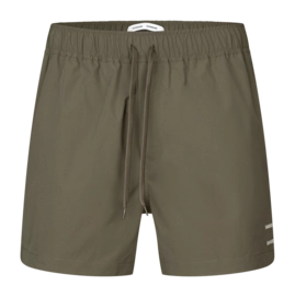 Short de Bain Samsoe Samsoe Men Moses Dusty Olive